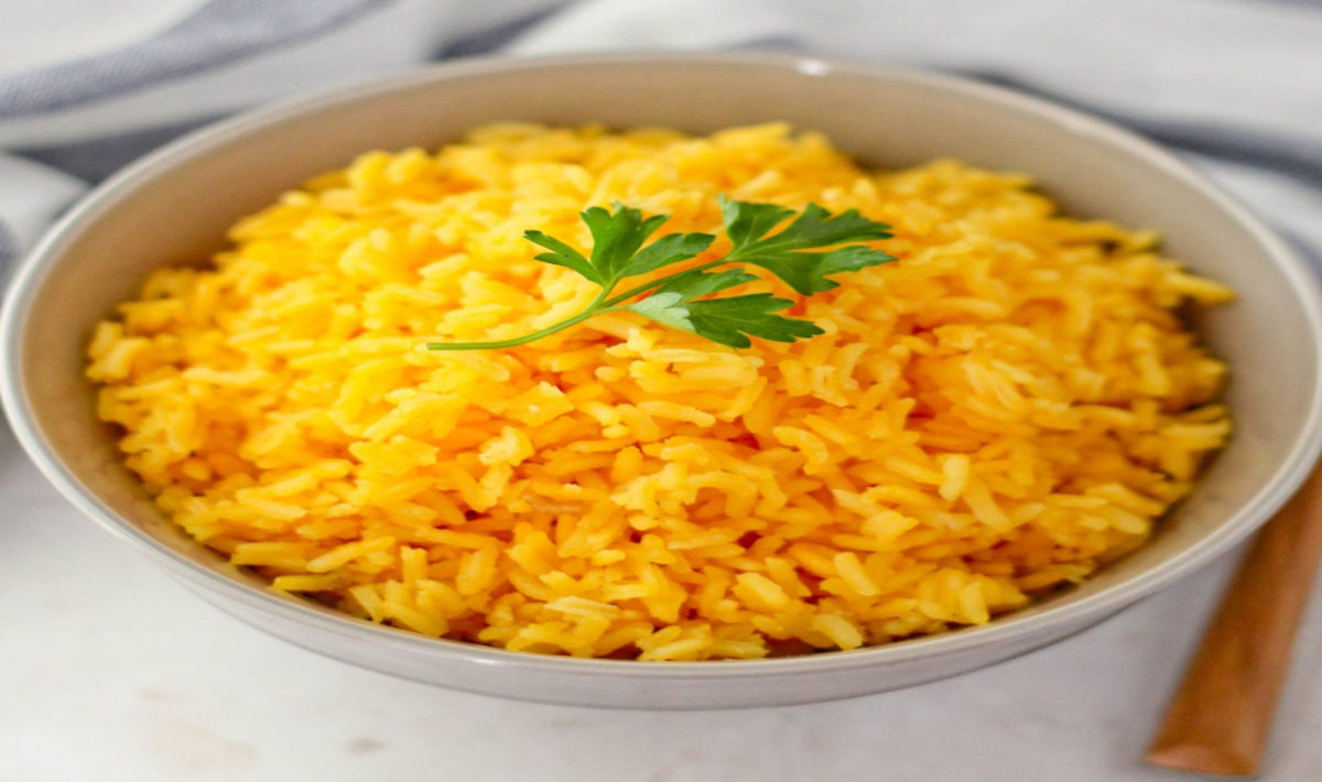 YELLOW RICE (SAFFRON RICE) RECIPE
&ndash; Tahoon