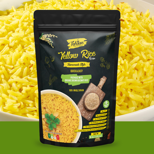 Yellow Rice - Organic Brown Basmati (Saffron Rice - Arroz Amarillo Con Azafr’an)