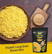 Load image into Gallery viewer, Yellow Rice - Organic Long Grain Brown (Saffron Rice - Arroz Amarillo Con Azafr’an)
