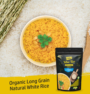 Yellow Rice - Organic Long Grain Natural White (Saffron Rice - Arroz Amarillo Con Azafr’an)