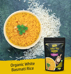 Yellow Rice - Organic White Basmati (Saffron Rice - Arroz Amarillo Con Azafr’an)
